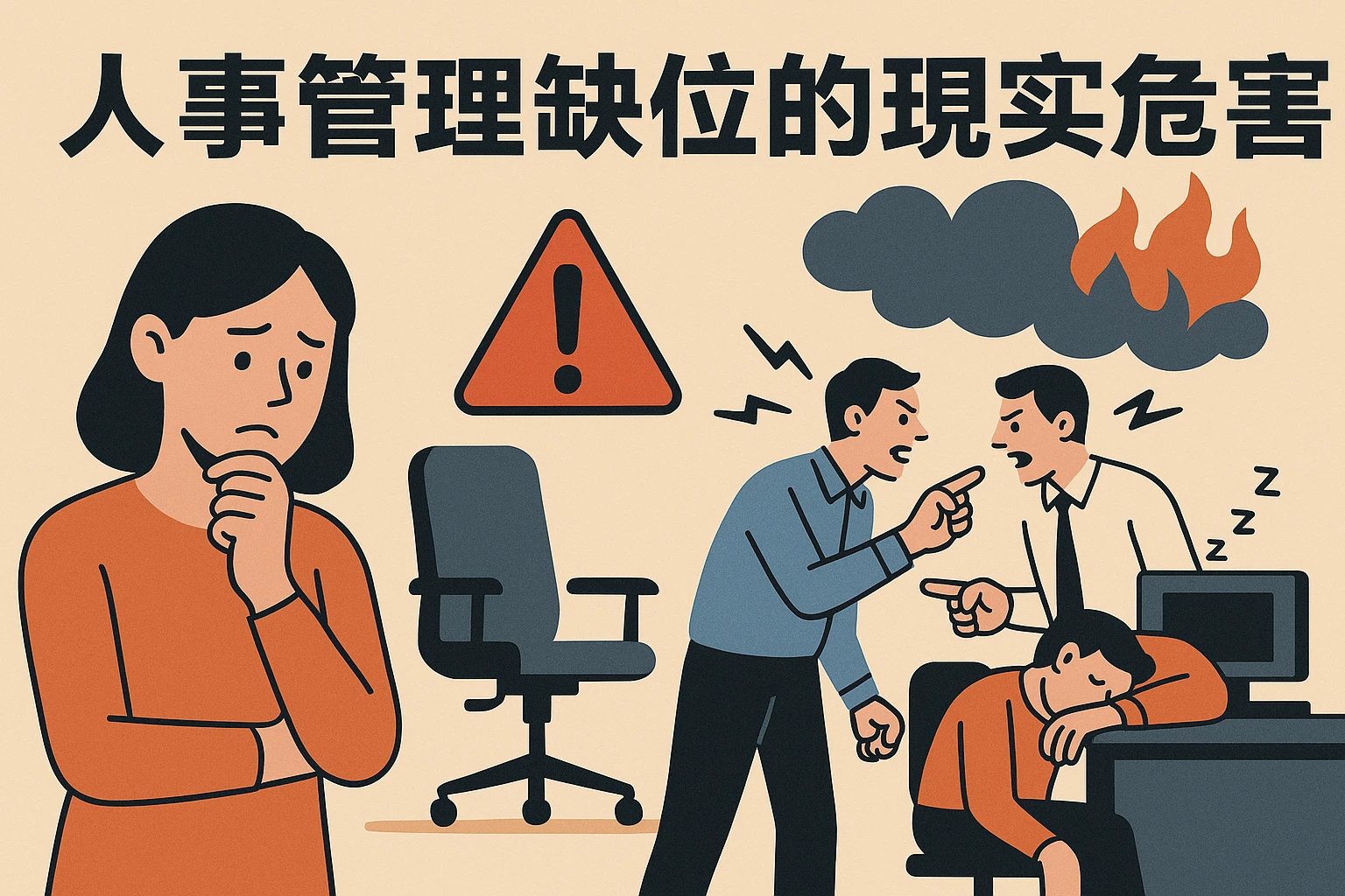 人事管理缺位的现实危害