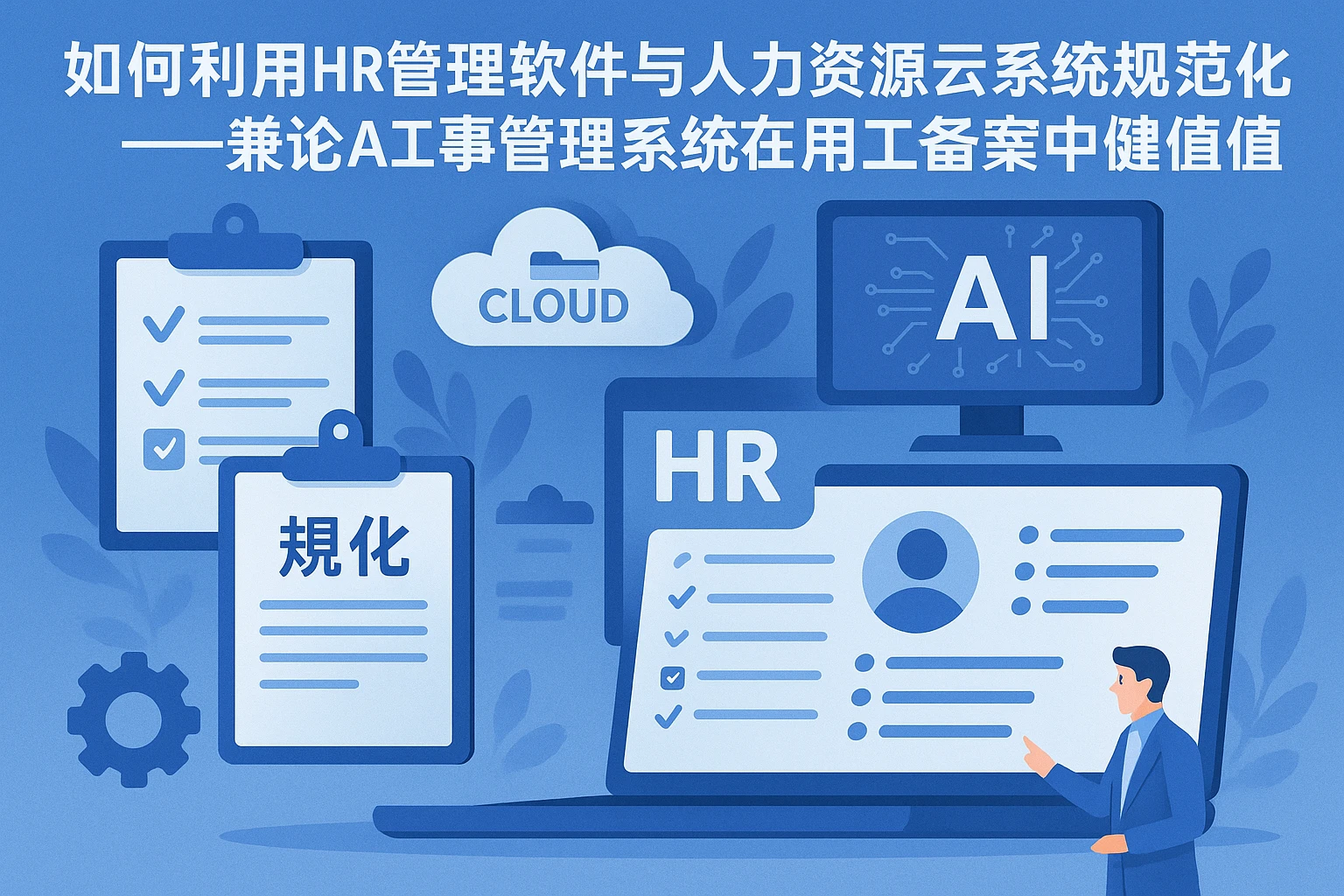如何利用HR管理软件与人力资源云系统规范企业用工流程——兼论AI人事管理系统在用工备案中的关键价值