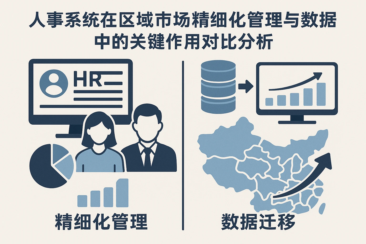 人事系统在区域市场精细化管理与数据迁移中的关键作用对比分析