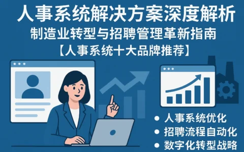 人事系统解决方案深度解析：制造业转型与招聘管理革新指南【人事系统十大品牌推荐】
