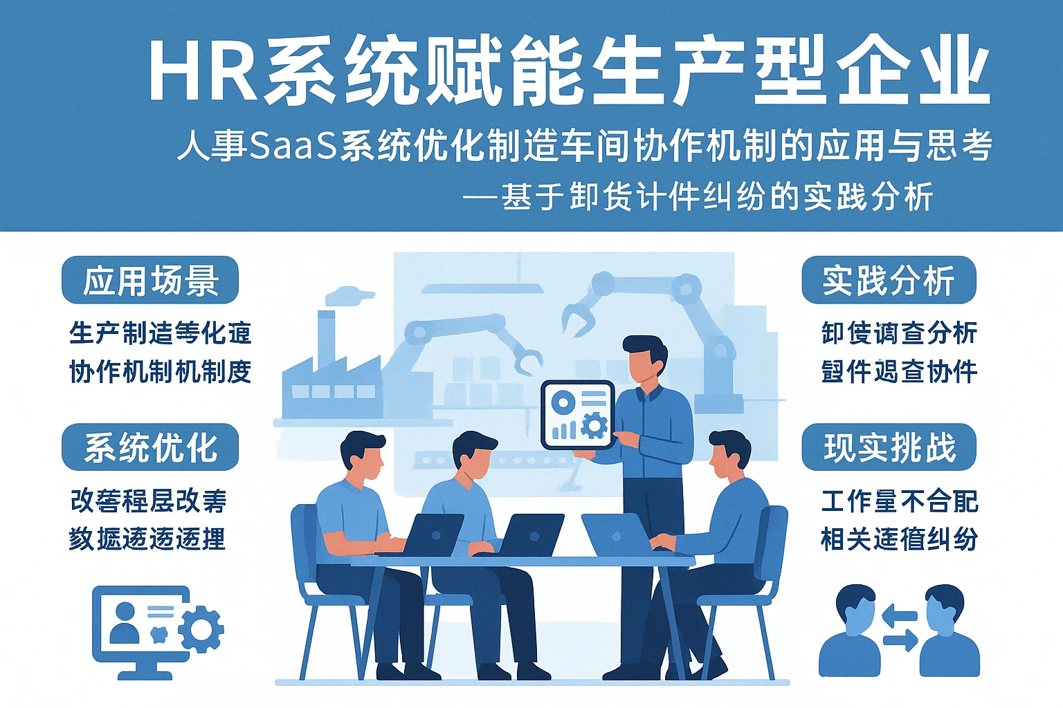 HR系统赋能生产型企业：人事SaaS系统优化制造车间协作机制的应用与思考——基于卸货计件纠纷的实践分析