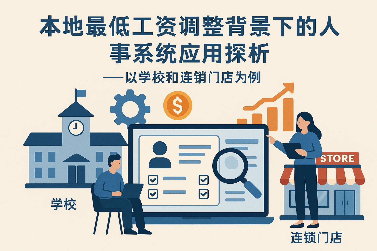 本地最低工资调整背景下的人事系统应用探析——以学校和连锁门店为例