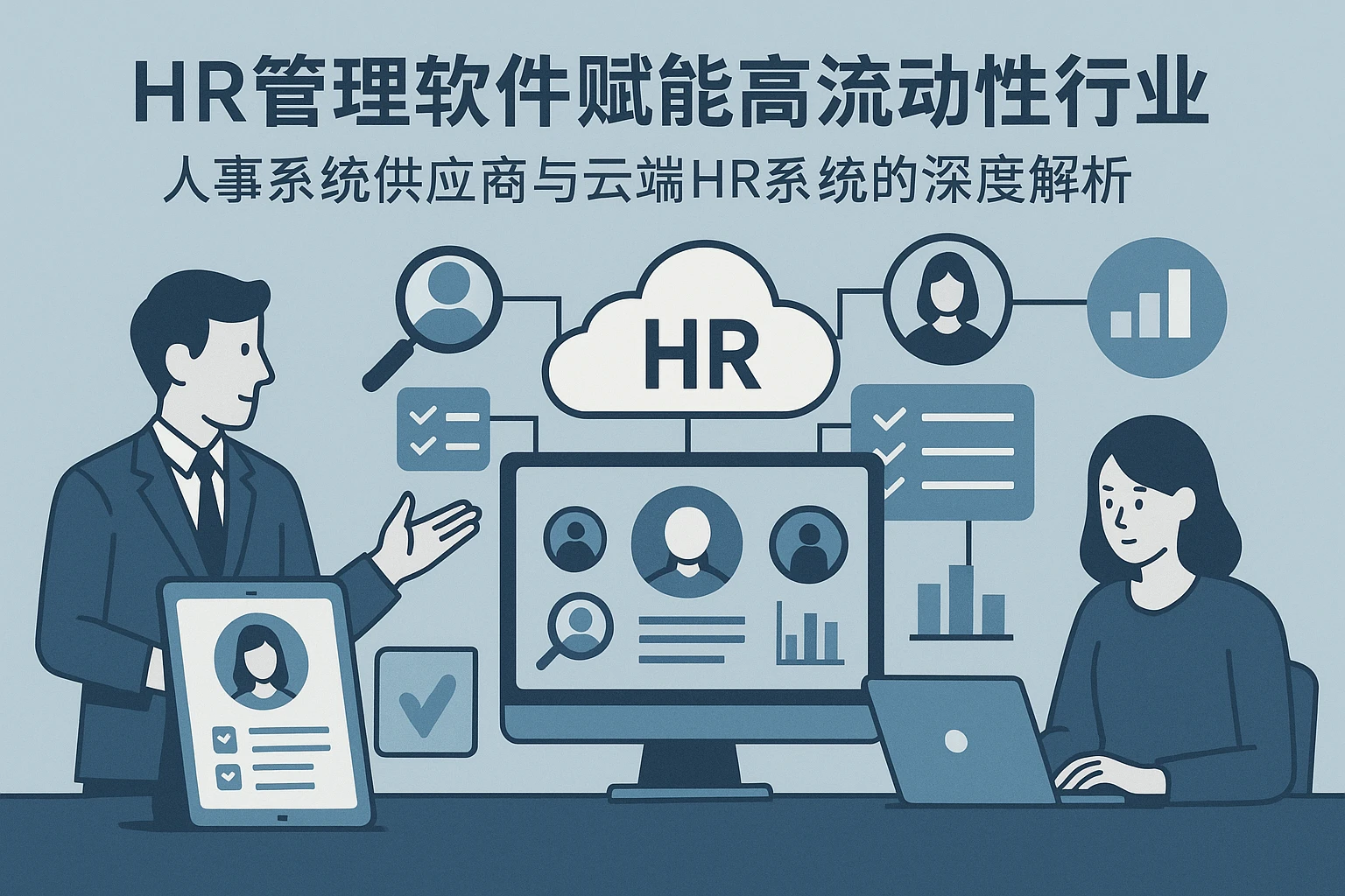 HR管理软件赋能高流动性行业：人事系统供应商与云端HR系统的深度解析