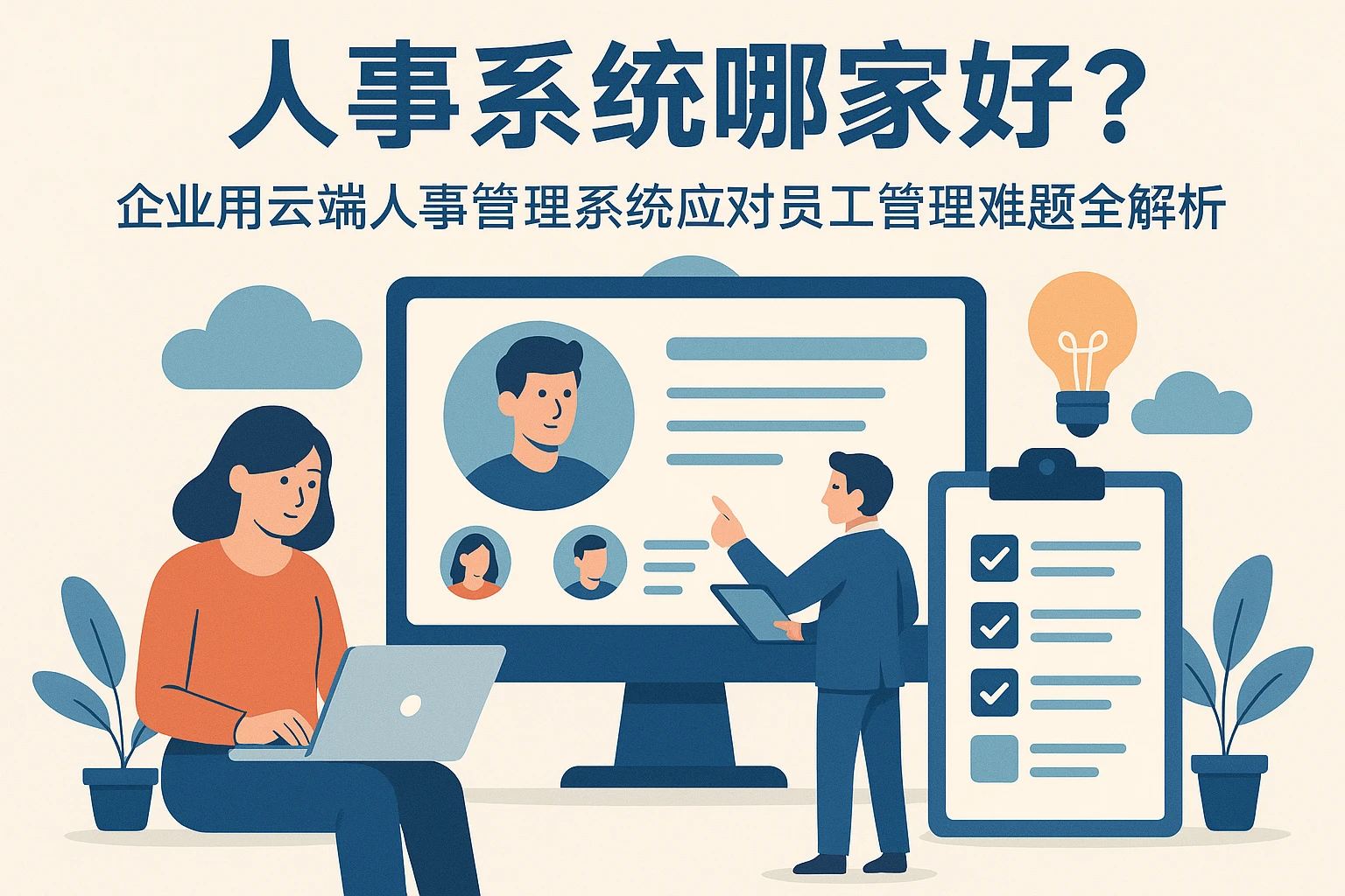 人事系统哪家好？企业用云端人事管理系统应对员工管理难题全解析