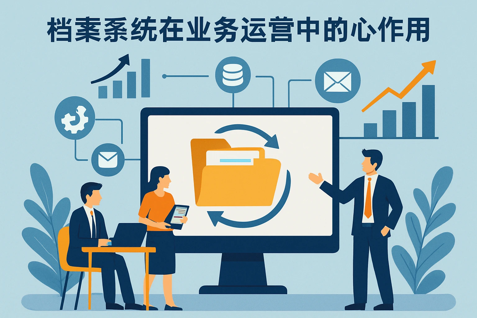 档案系统在业务运营过程中的核心作用