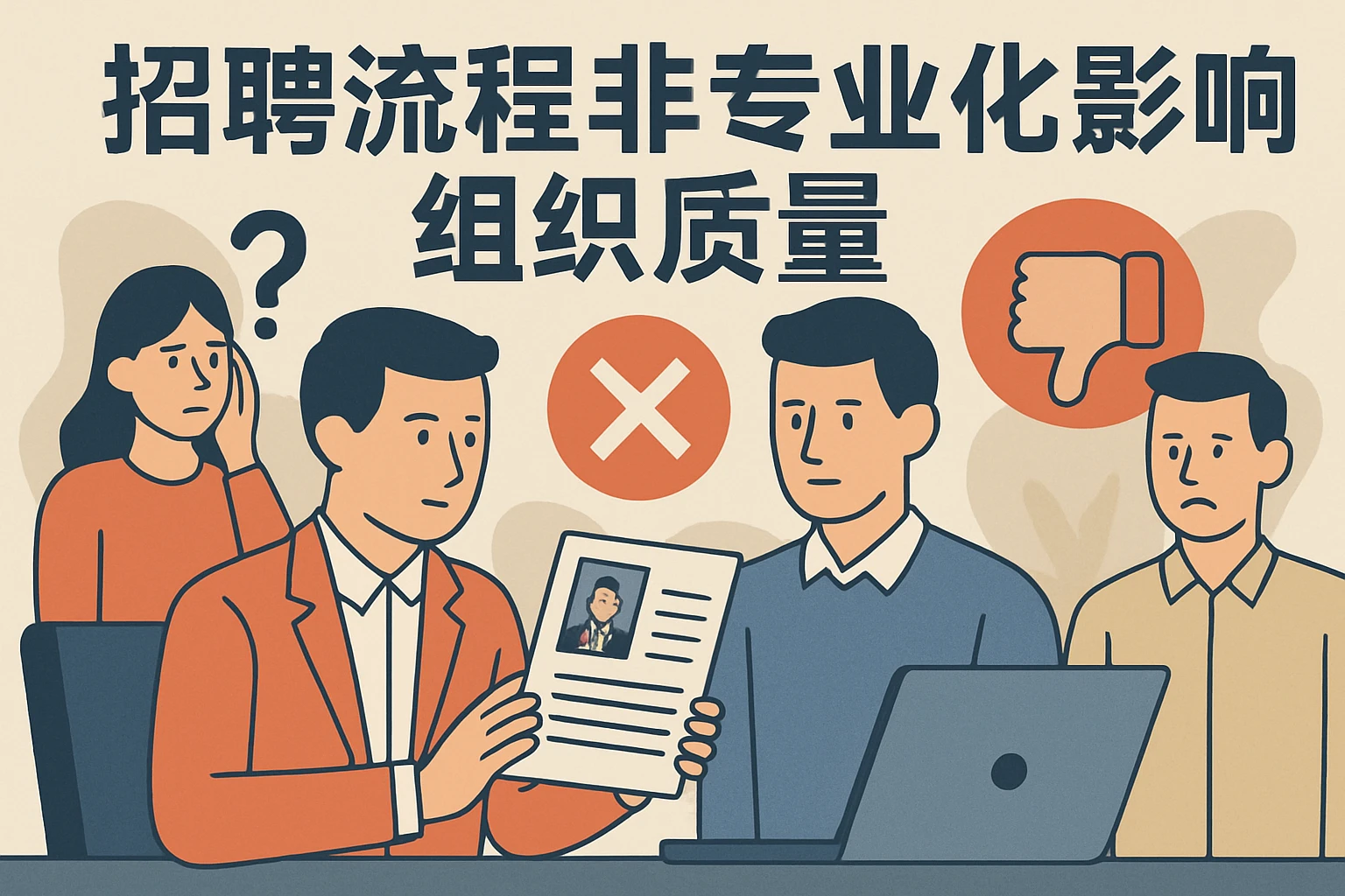 招聘流程非专业化影响组织质量