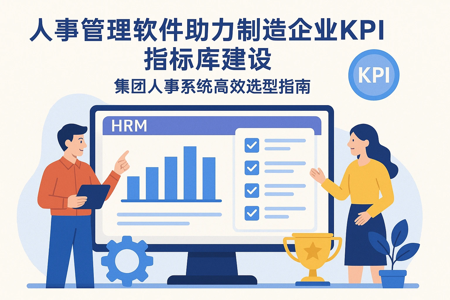 人事管理软件助力制造企业KPI指标库建设——集团人事系统高效选型指南