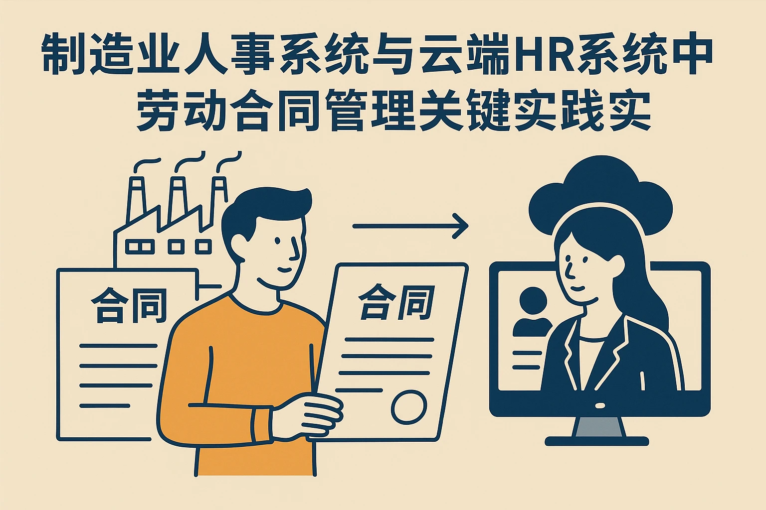 制造业人事系统与云端HR系统中的劳动合同管理关键实践