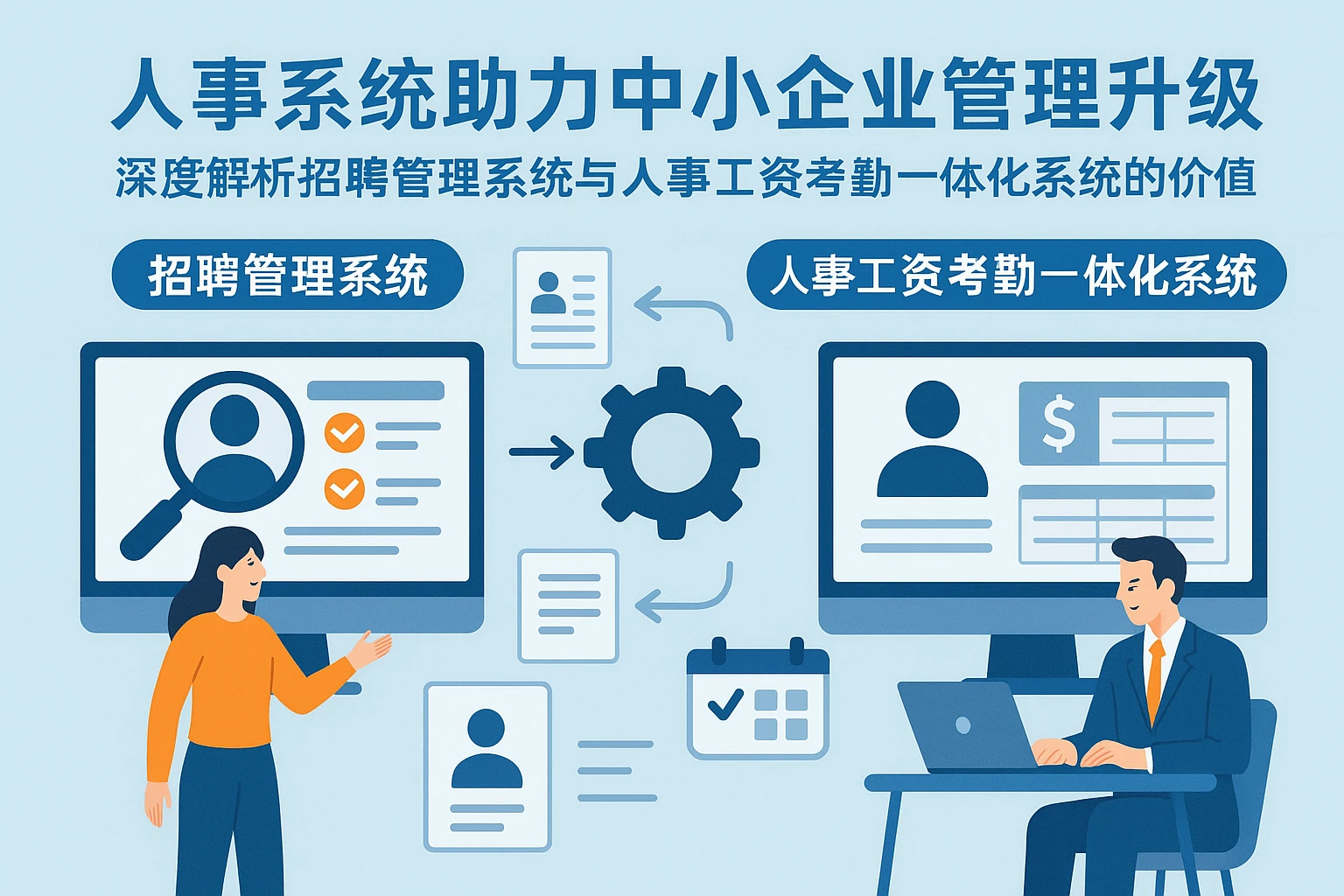 人事系统助力中小企业管理升级——深度解析招聘管理系统与人事工资考勤一体化系统的价值