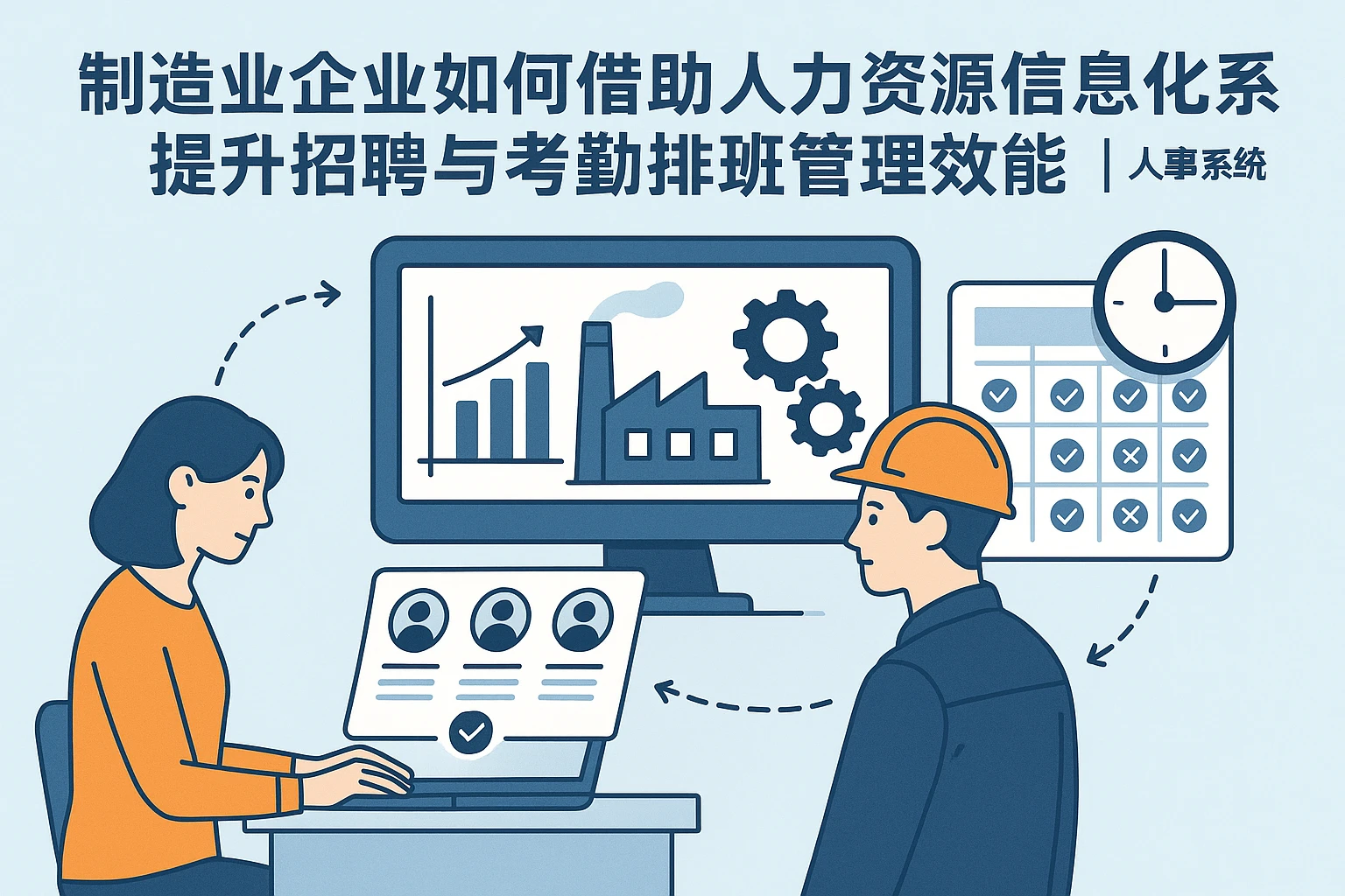 制造业企业如何借助人力资源信息化系统提升招聘与考勤排班管理效能｜人事系统本地部署实践