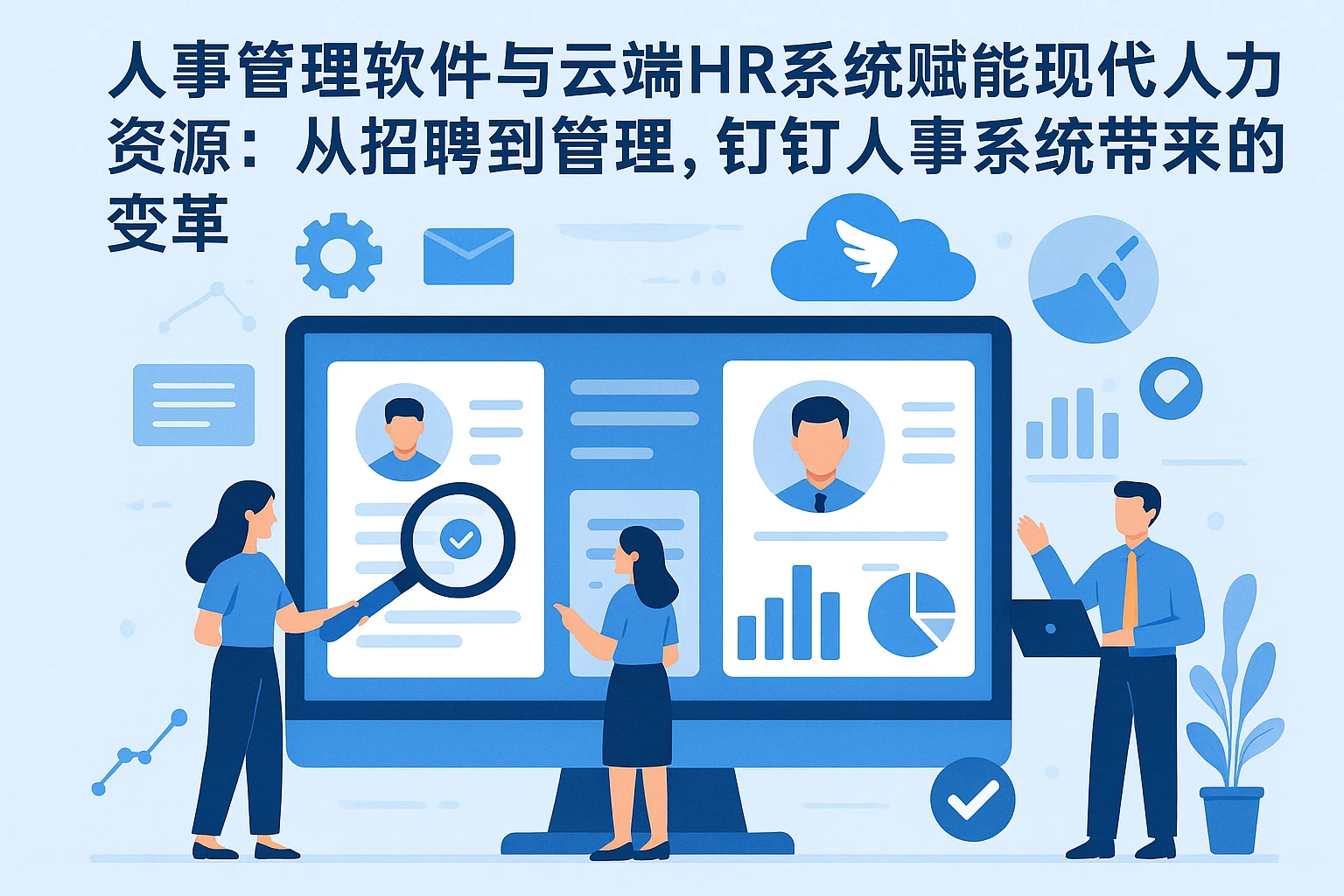 人事管理软件与云端HR系统赋能现代人力资源:从招聘到管理,钉钉人事系统带来的变革
