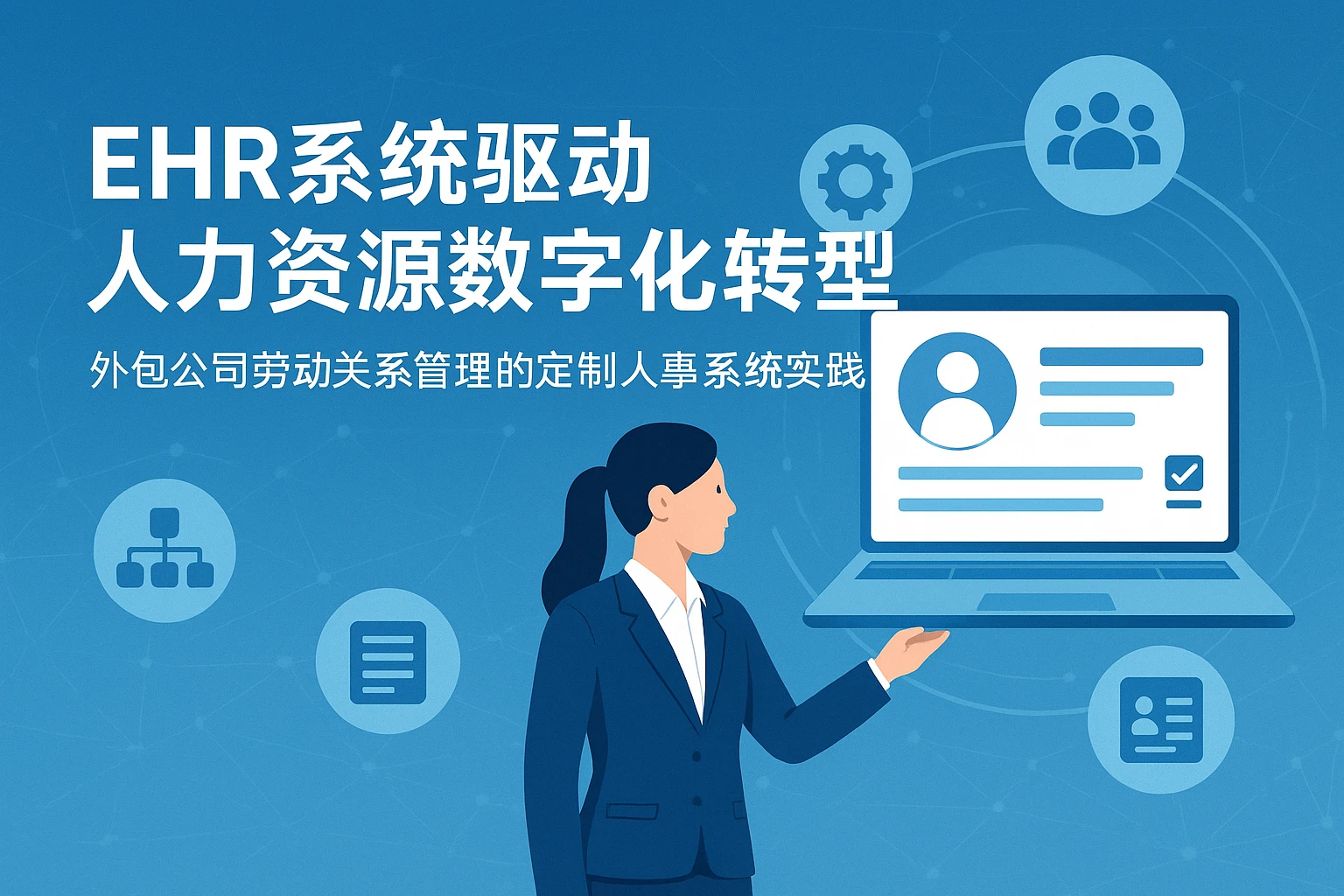 EHR系统驱动人力资源数字化转型 —— 外包公司劳动关系管理的定制人事系统实践