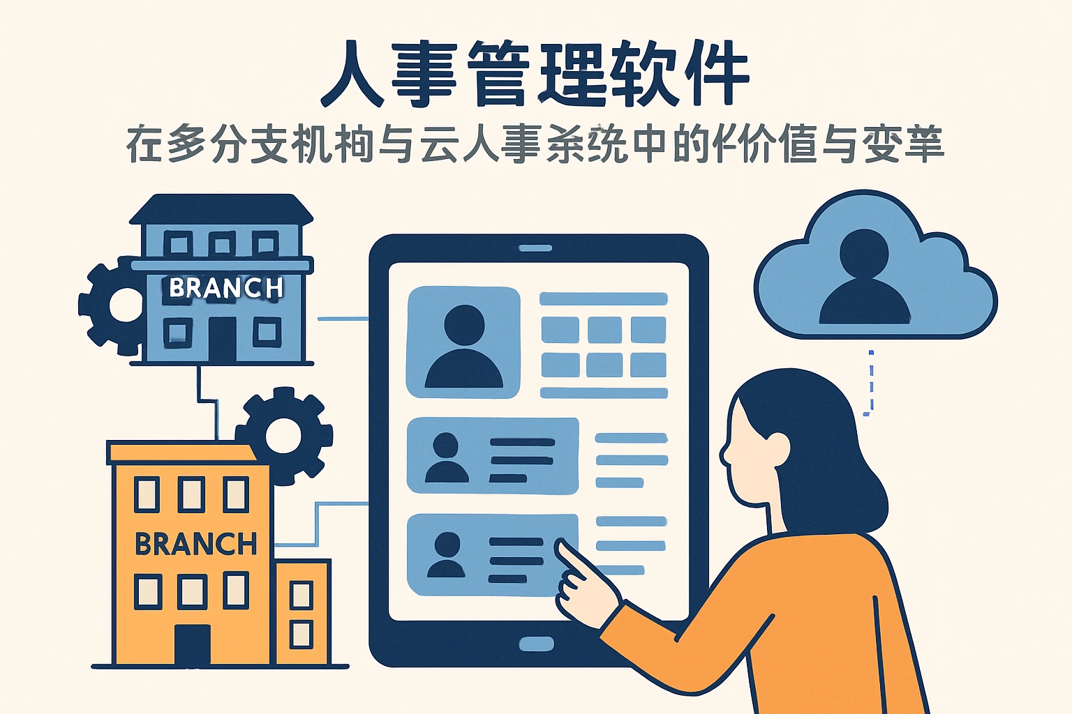 人事管理软件在多分支机构与云人事系统中的价值与变革