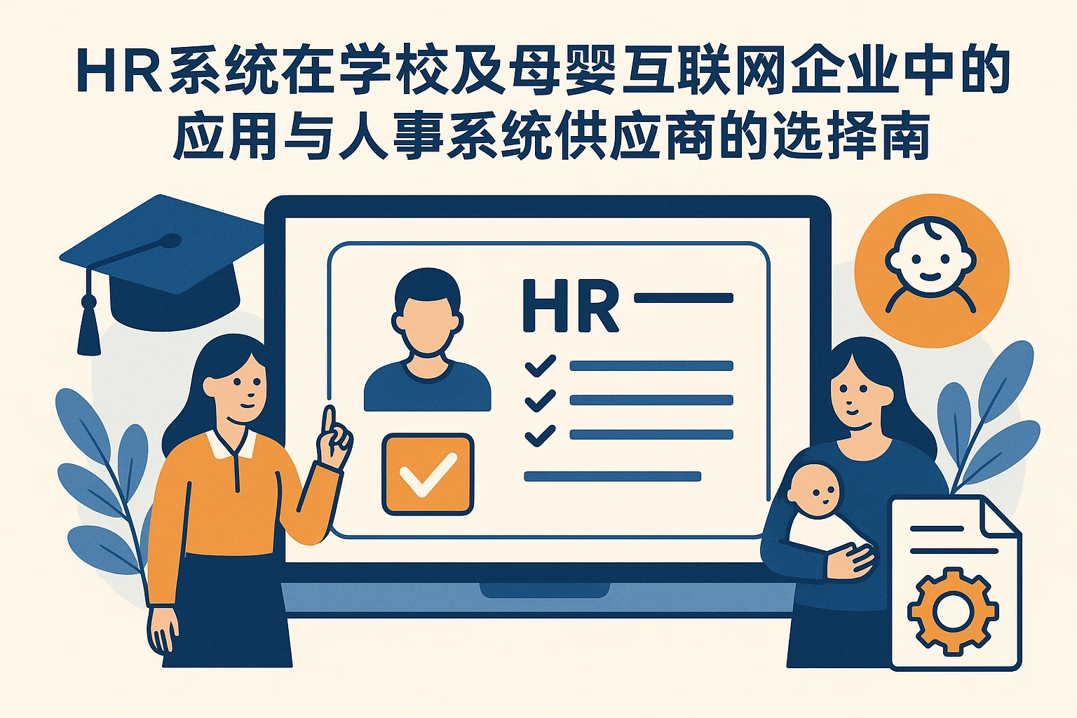 HR系统在学校及母婴互联网企业中的应用与人事系统供应商的选择指南