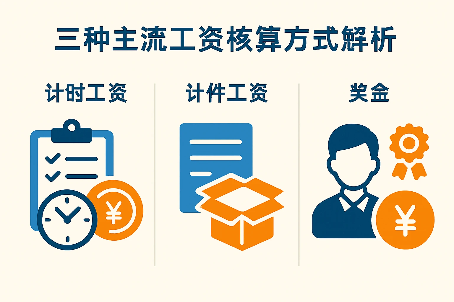 三种主流工资核算方式解析