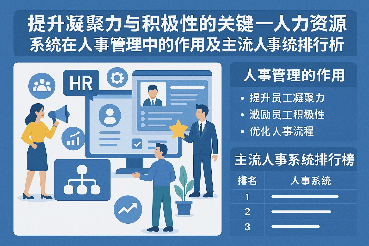 提升凝聚力与积极性的关键——人力资源系统在人事管理中的作用及主流人事系统排行榜解析