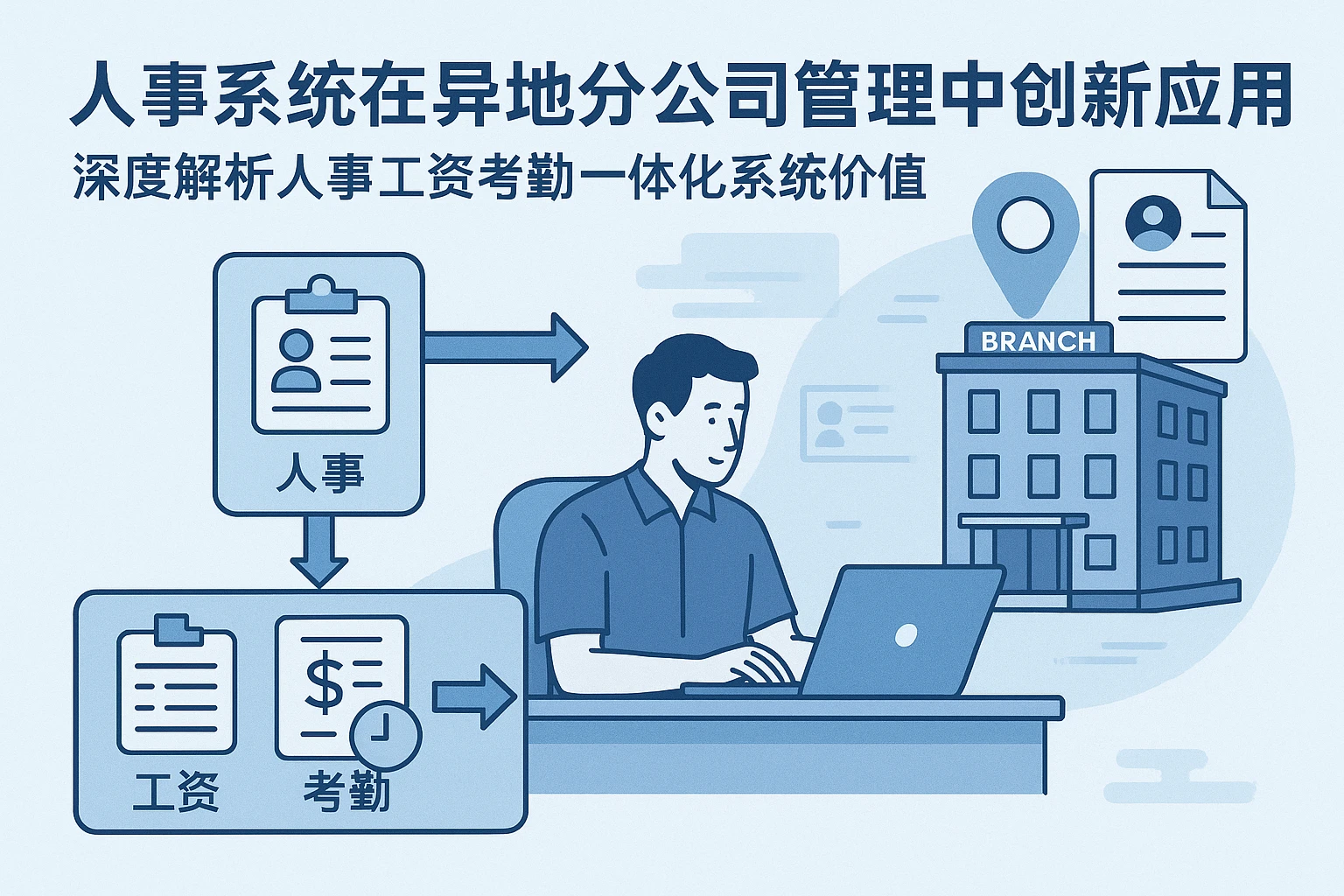 人事系统在异地分公司管理中的创新应用——深度解析人事工资考勤一体化系统价值