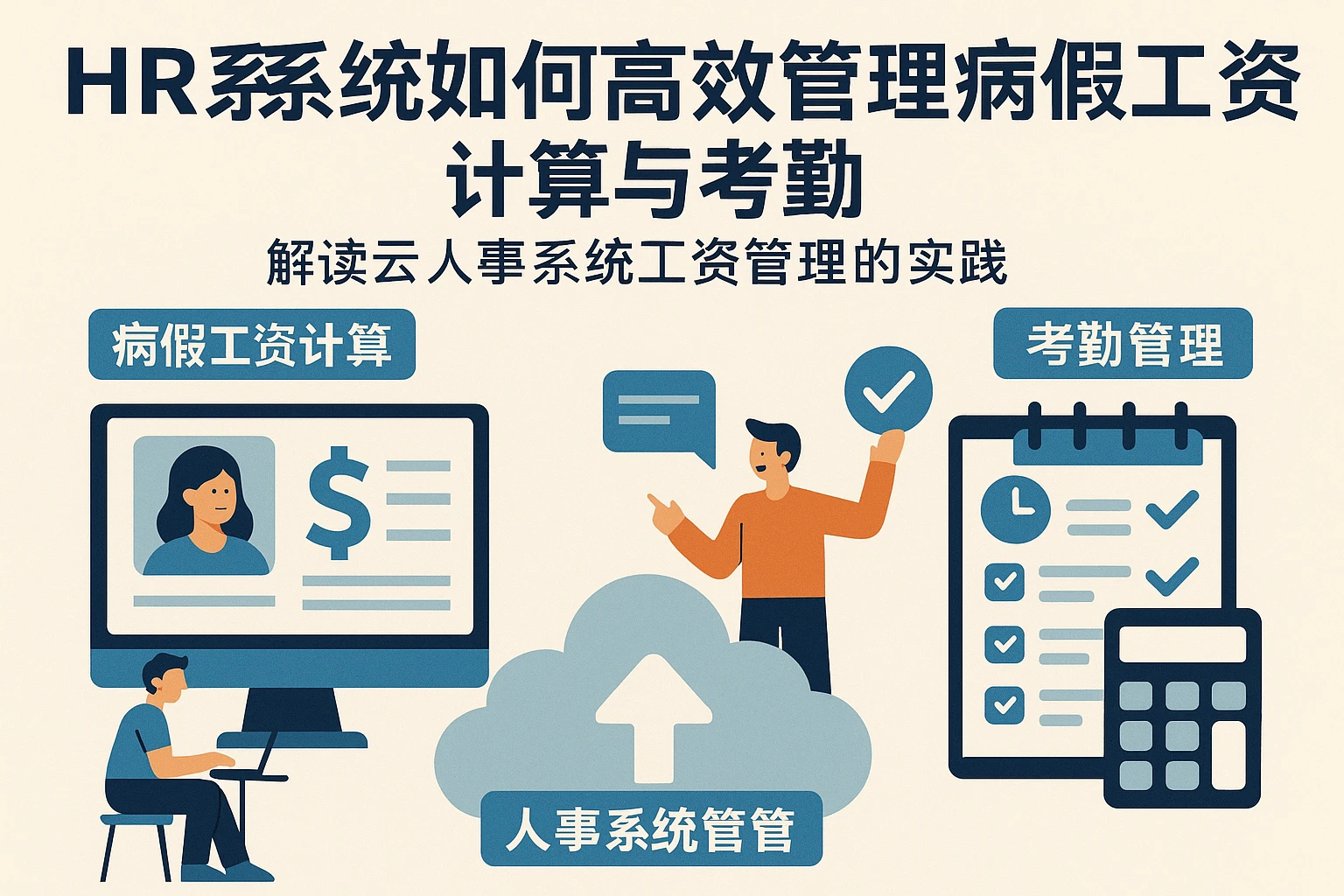 HR系统如何高效管理病假工资计算与考勤——解读云人事系统工资管理的实践