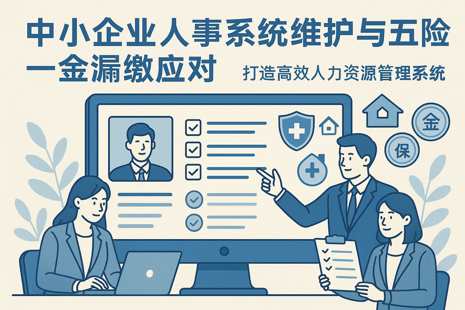 中小企业人事系统维护与五险一金漏缴应对——打造高效人力资源管理系统