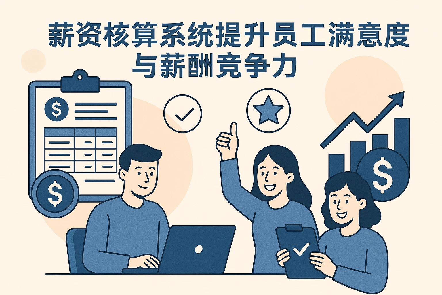薪资核算系统提升员工满意度与薪酬竞争力
