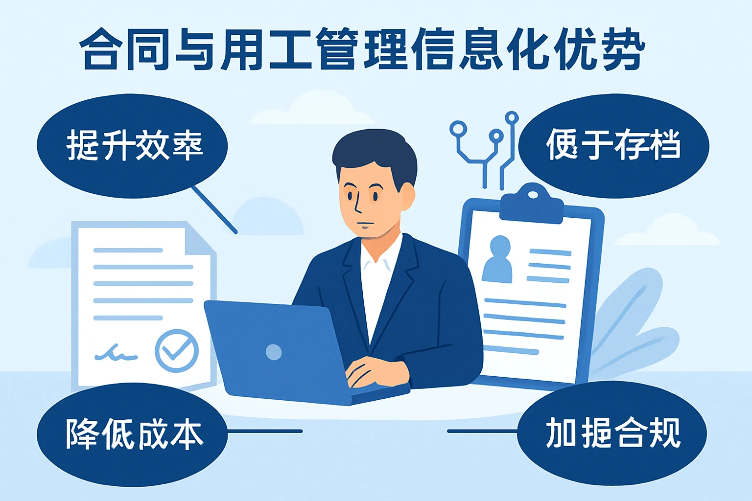 合同与用工管理信息化优势