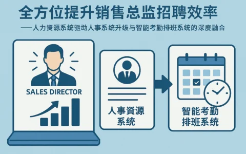 全方位提升销售总监招聘效率——人力资源系统驱动人事系统升级与智能考勤排班系统的深度融合