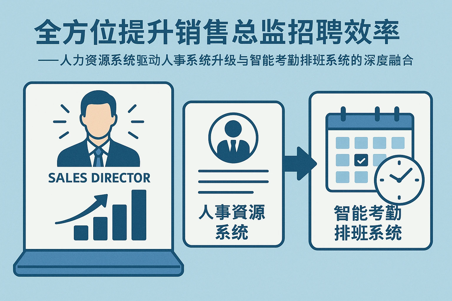 全方位提升销售总监招聘效率——人力资源系统驱动人事系统升级与智能考勤排班系统的深度融合
