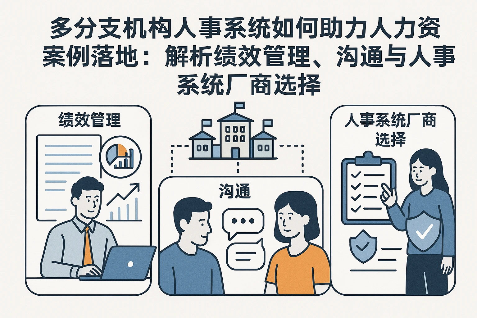 多分支机构人事系统如何助力人力资源案例落地：解析绩效管理沟通与人事系统厂商选择