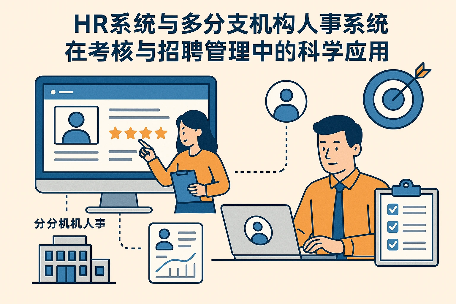 HR系统与多分支机构人事系统在考核与招聘管理中的科学应用