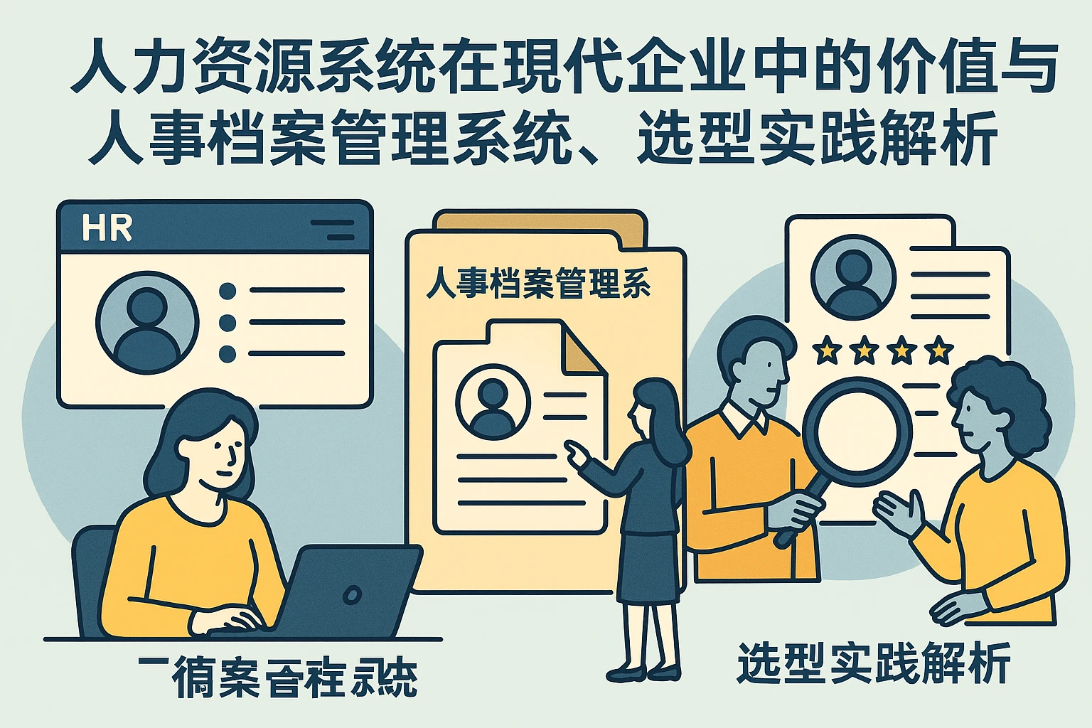 人力资源系统在现代企业中的价值与人事档案管理系统、选型实践解析