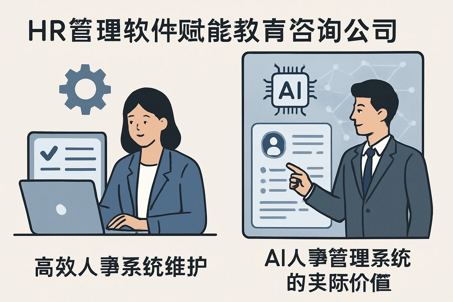 HR管理软件赋能教育咨询公司：高效人事系统维护与AI人事管理系统的实际价值