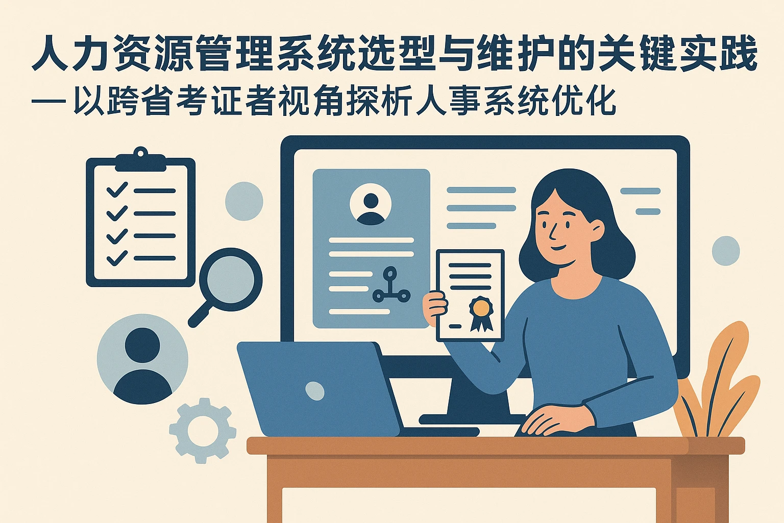 人力资源管理系统选型与维护的关键实践——以跨省考证者视角探析人事系统优化