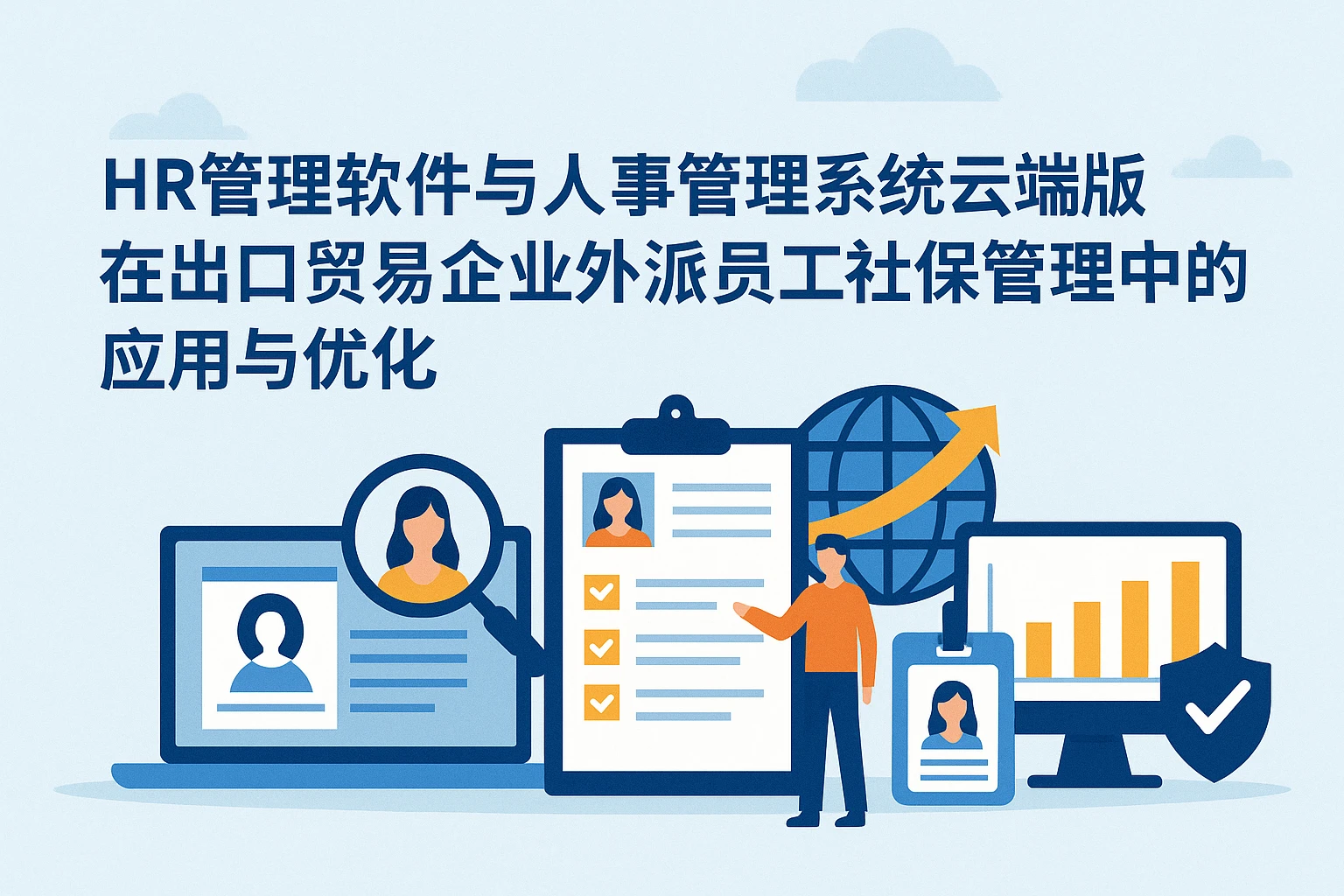 HR管理软件与人事管理系统云端版在出口贸易企业外派员工社保管理中的应用与优化