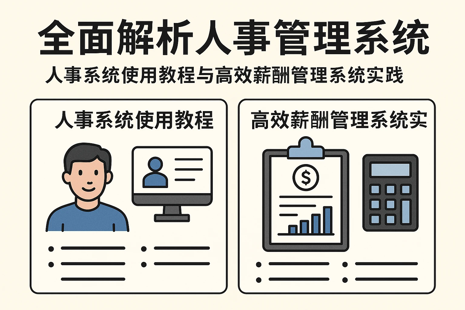 全面解析人事管理系统：人事系统使用教程与高效薪酬管理系统实践