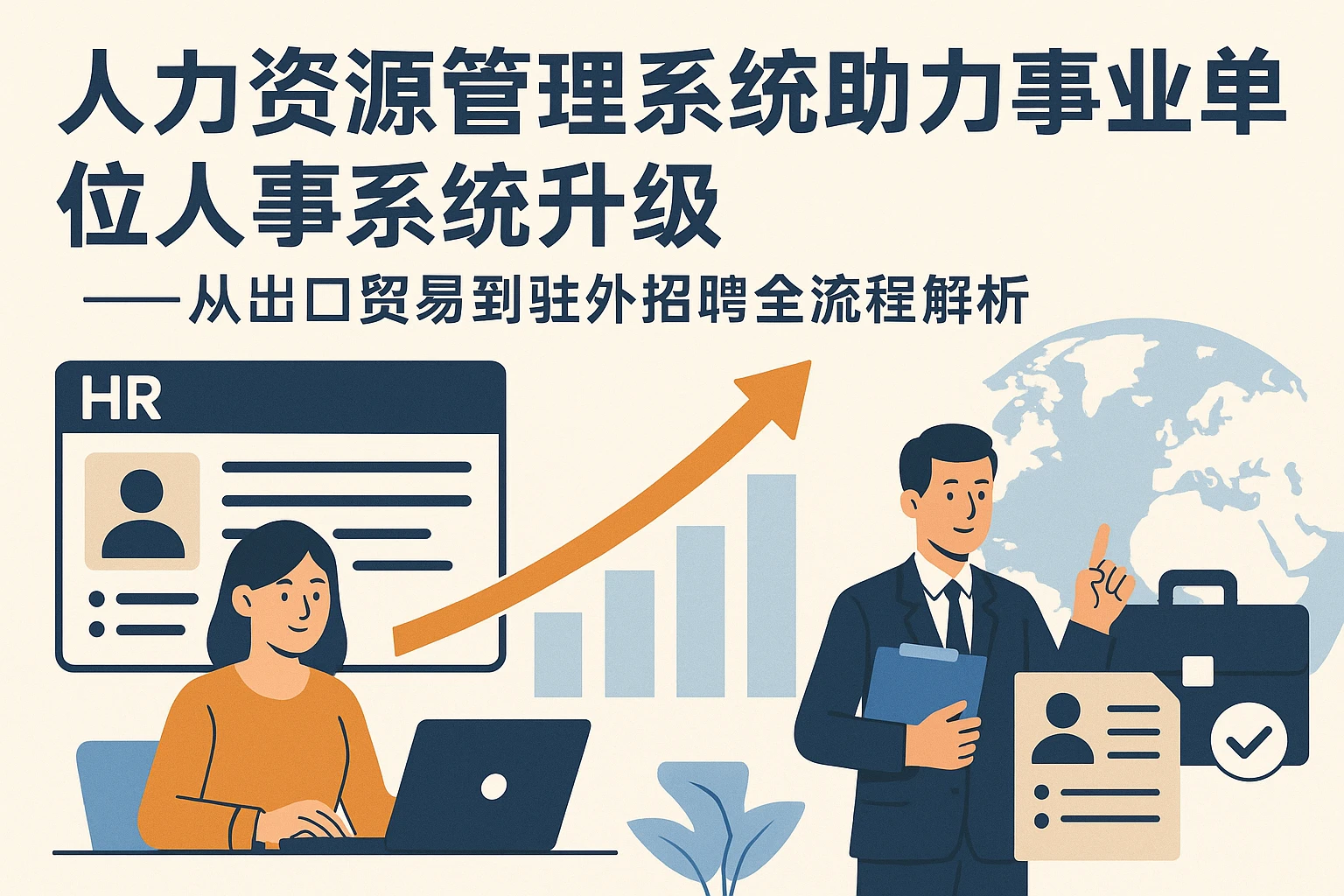 人力资源管理系统助力事业单位人事系统升级 —— 从出口贸易到驻外招聘全流程解析