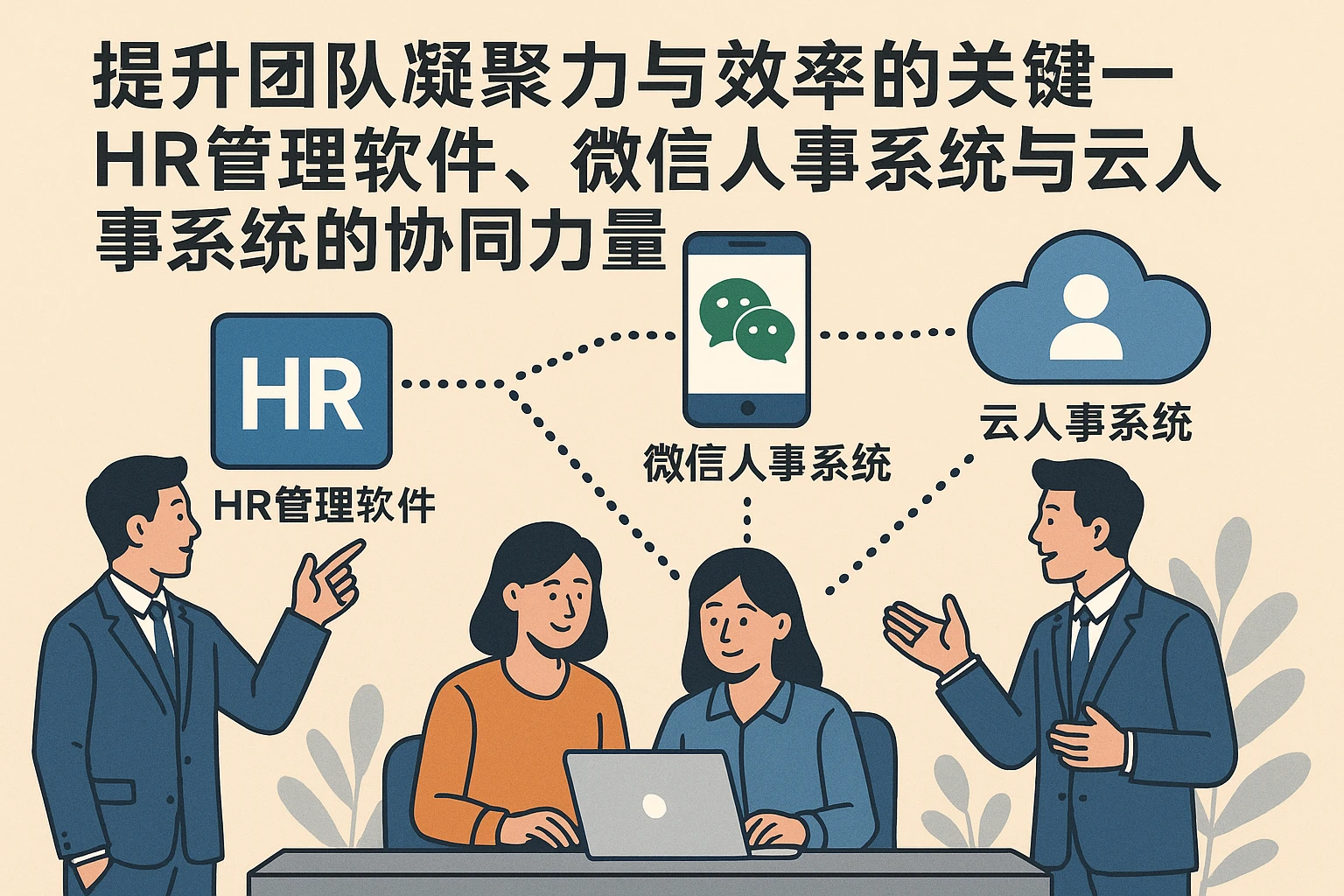 提升团队凝聚力与效率的关键——HR管理软件、微信人事系统与云人事系统的协同力量