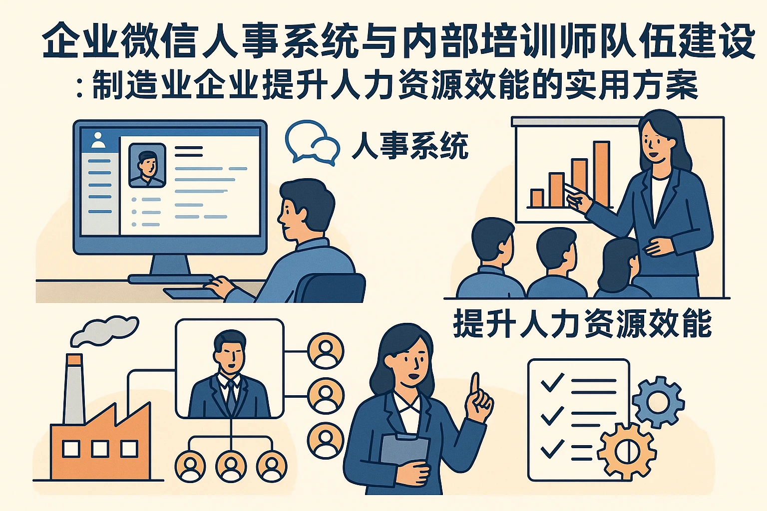企业微信人事系统与内部培训师队伍建设：制造业企业提升人力资源效能的实用方案