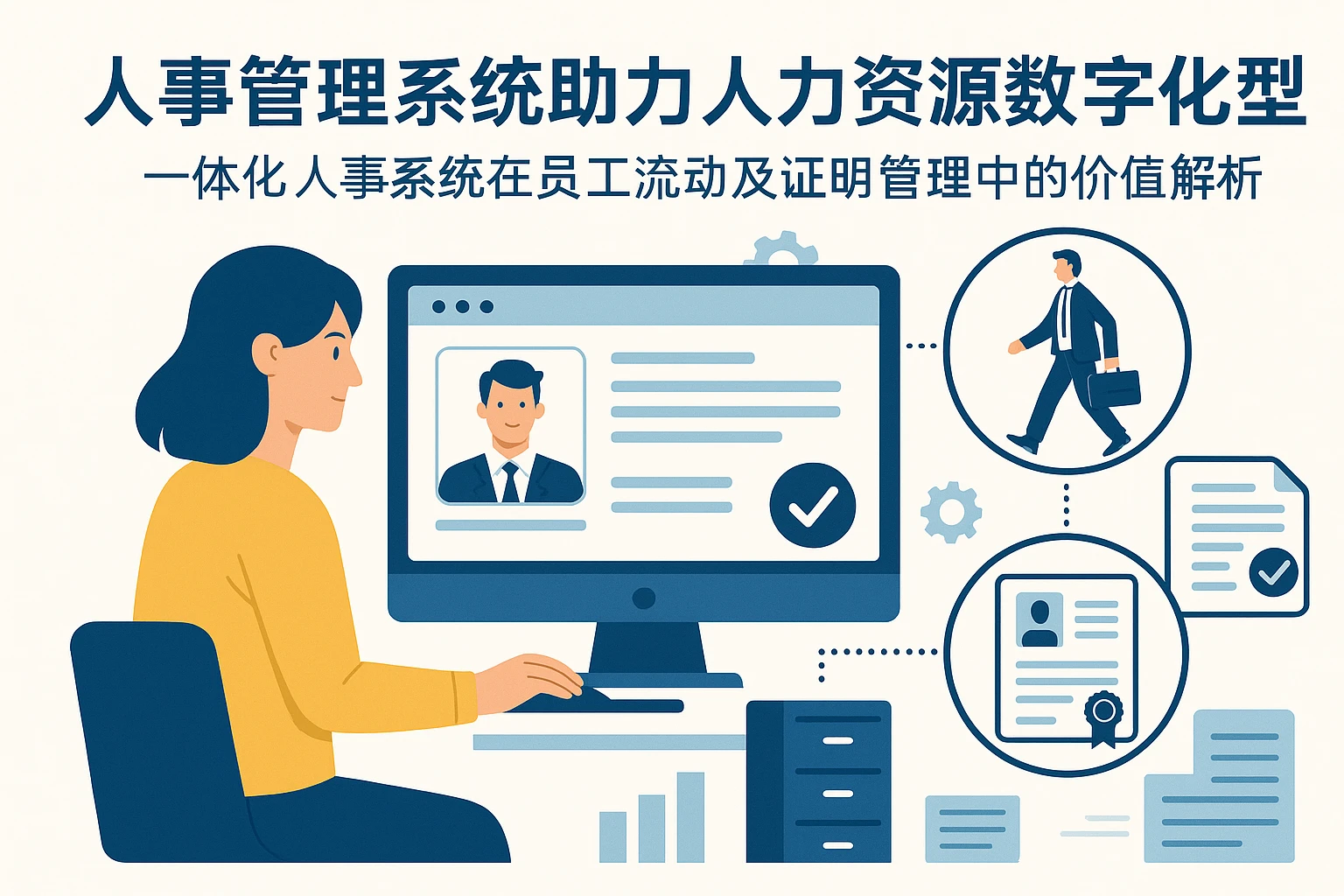 人事管理系统助力人力资源数字化转型：一体化人事系统在员工流动及证明管理中的价值解析