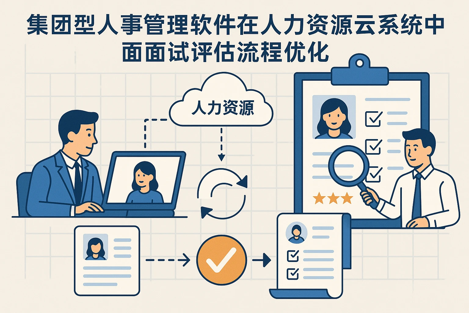 集团型人事管理软件在人力资源云系统中的面试评估流程优化