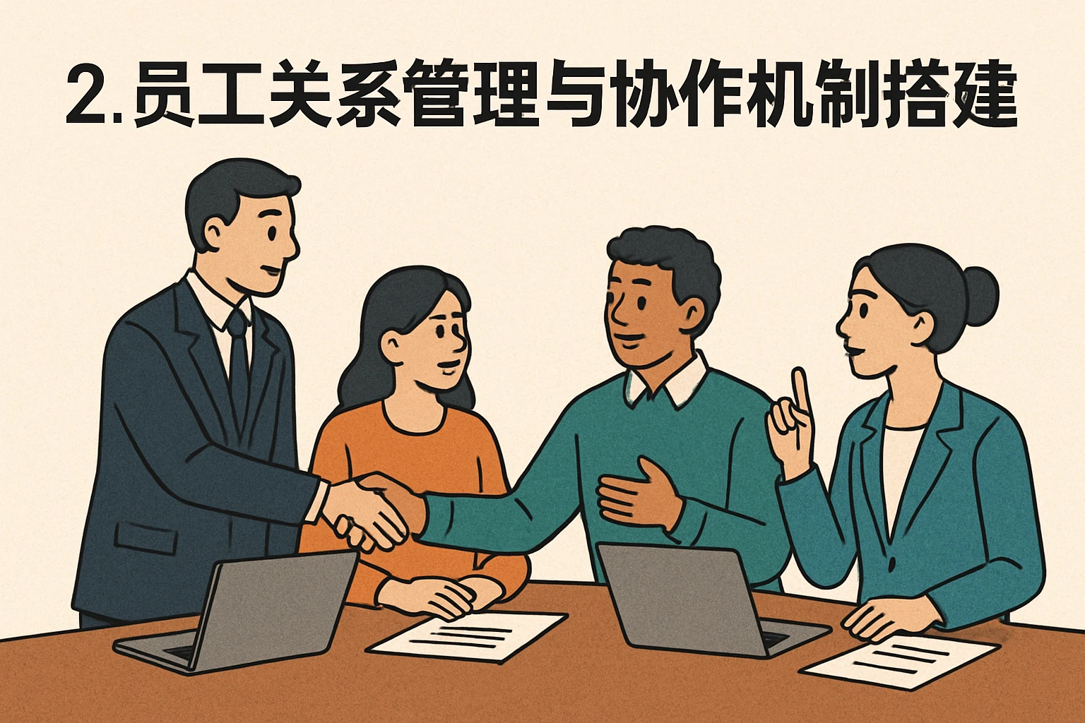 2. 员工关系管理与协作机制搭建
