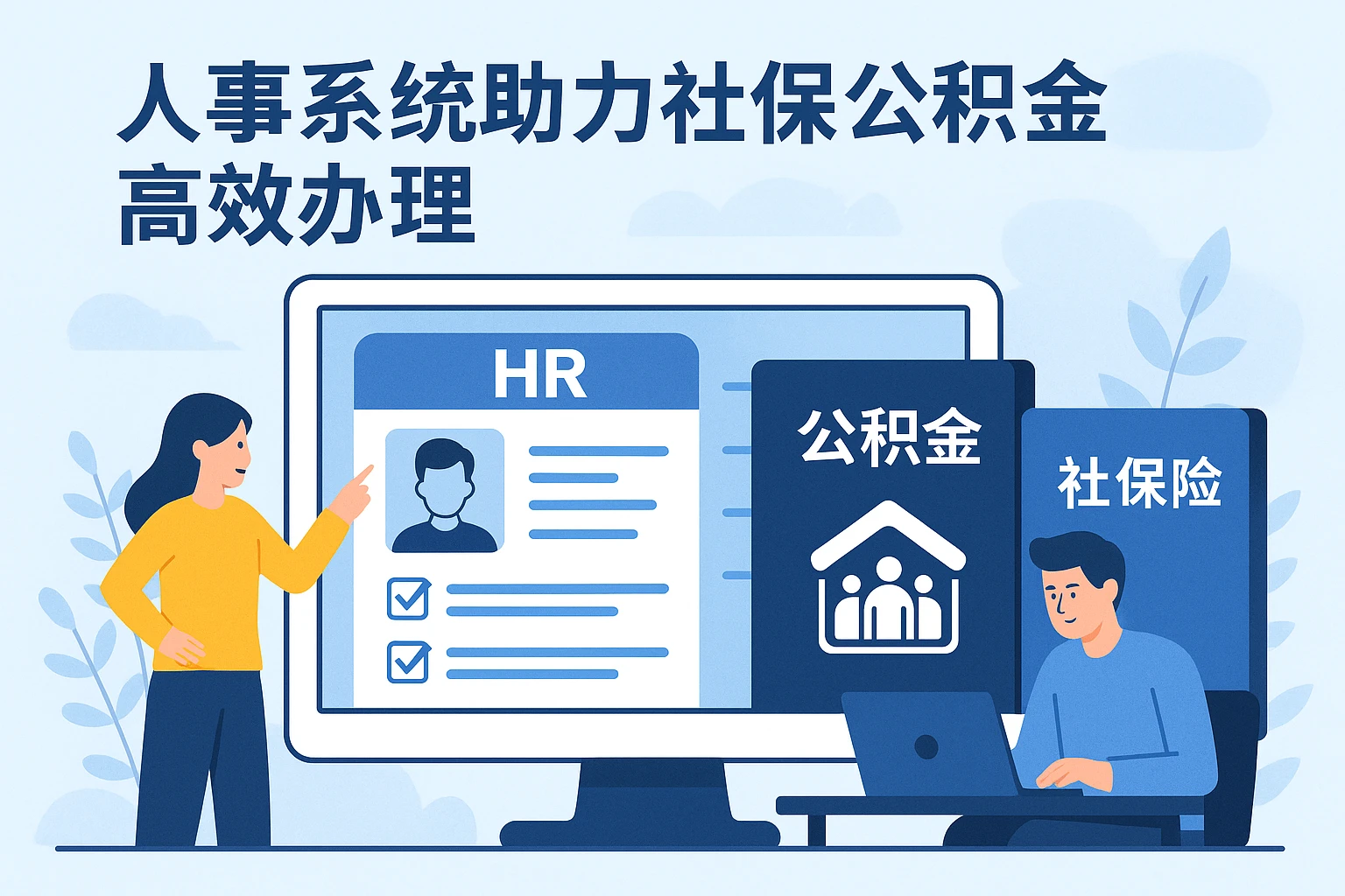 人事系统助力社保公积金高效办理