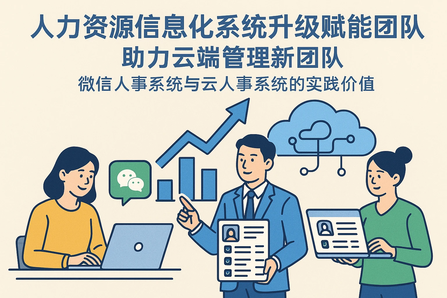 人力资源信息化系统升级赋能团队，助力云端管理新团队——微信人事系统与云人事系统的实践价值