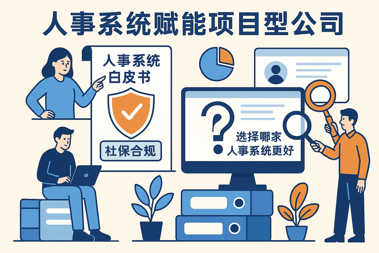 人事系统赋能项目型公司：用人事系统白皮书指导社保合规，选择哪家人事系统更好？