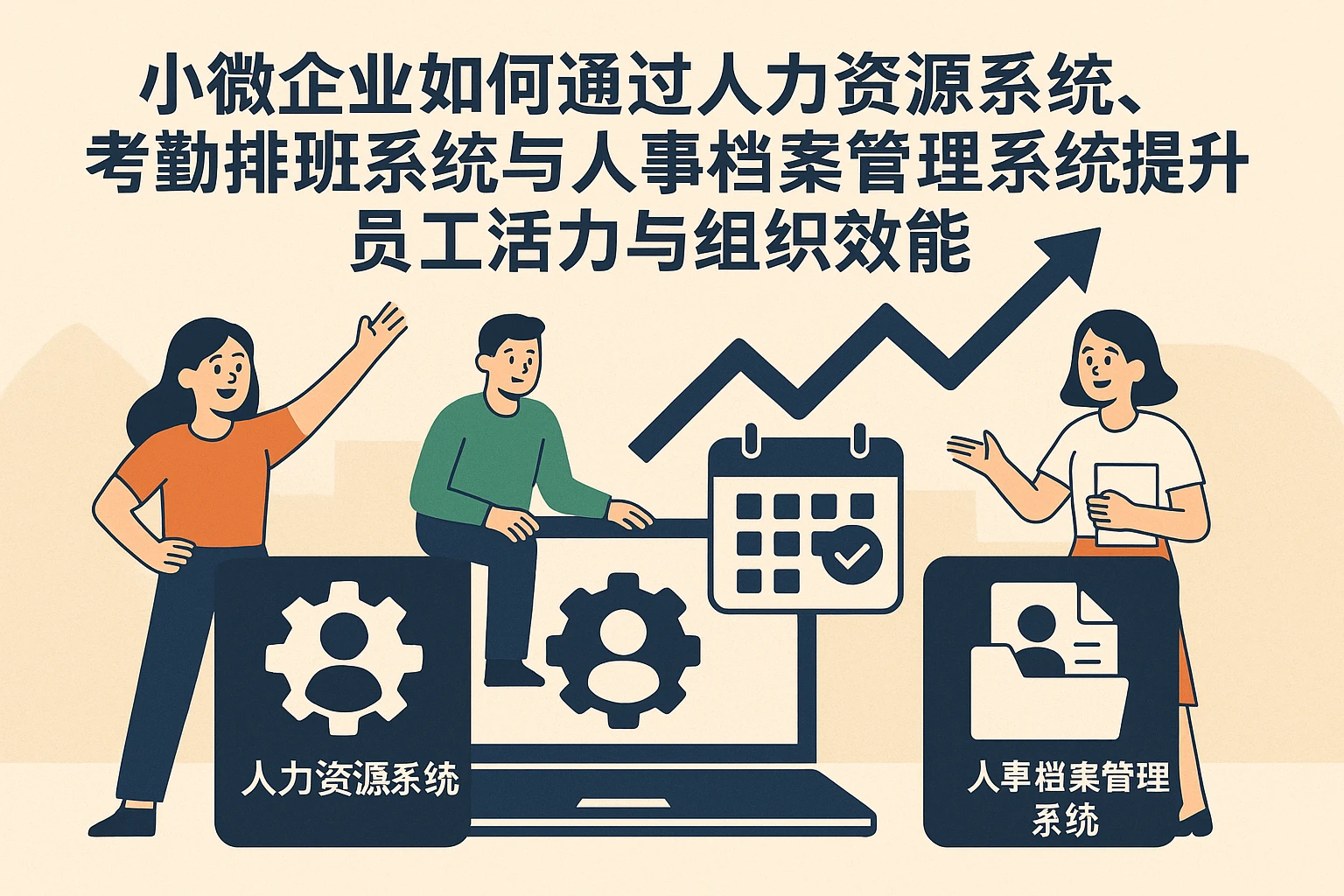 小微企业如何通过人力资源系统、考勤排班系统与人事档案管理系统提升员工活力与组织效能