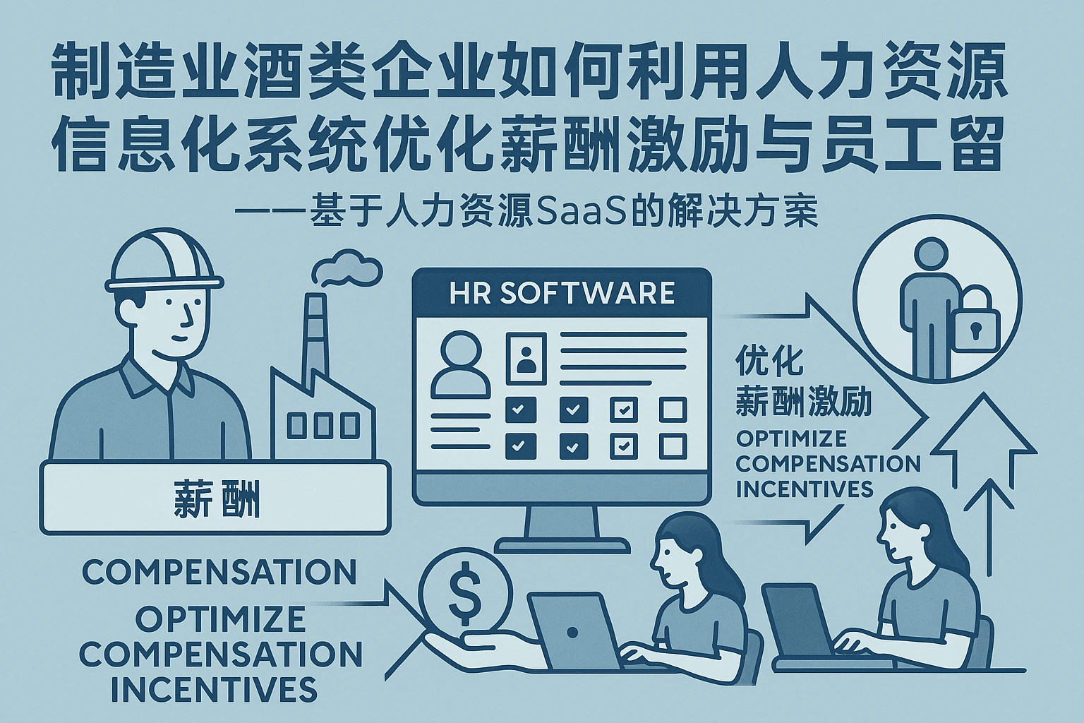 制造业酒类企业如何利用人力资源信息化系统优化薪酬激励与员工留用——基于人力资源SaaS的解决方案