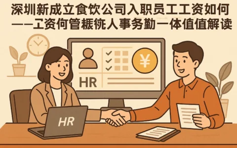 深圳新成立餐饮公司入职员工工资如何规范管理——HR管理软件与人事工资考勤一体化系统的价值解读