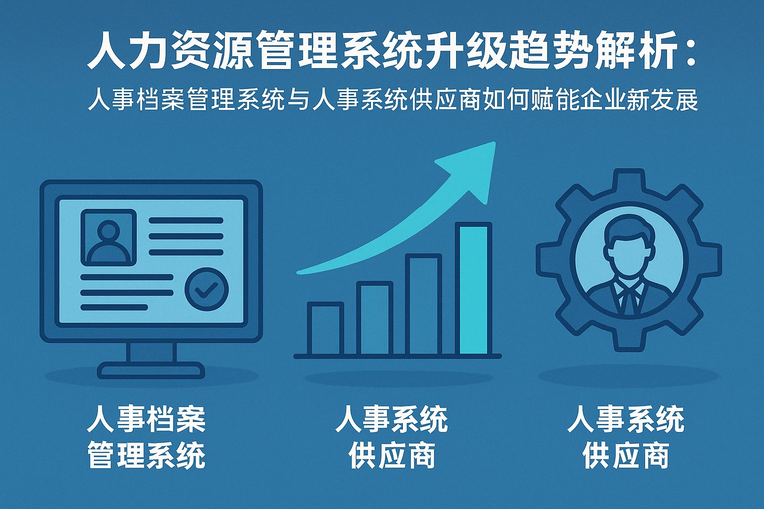 人力资源管理系统升级趋势解析：人事档案管理系统与人事系统供应商如何赋能企业新发展