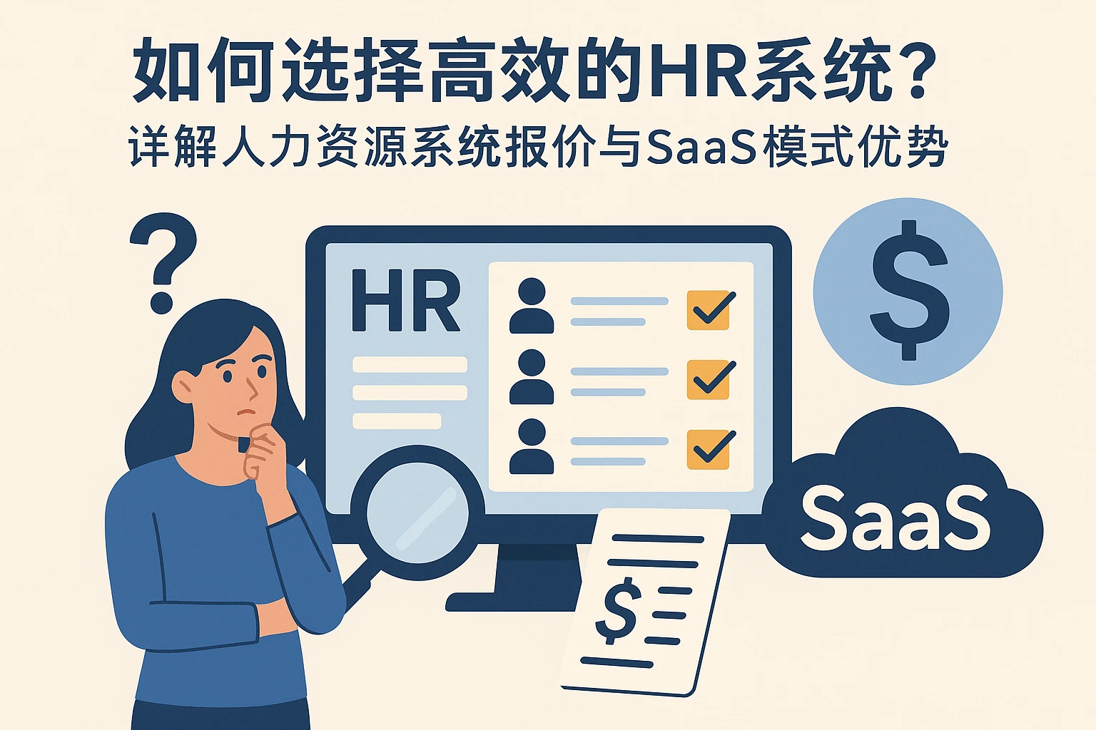 如何选择高效的HR系统？详解人力资源系统报价与SaaS模式优势