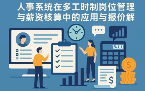 人事系统在多工时制岗位管理与薪资核算中的应用与报价解析