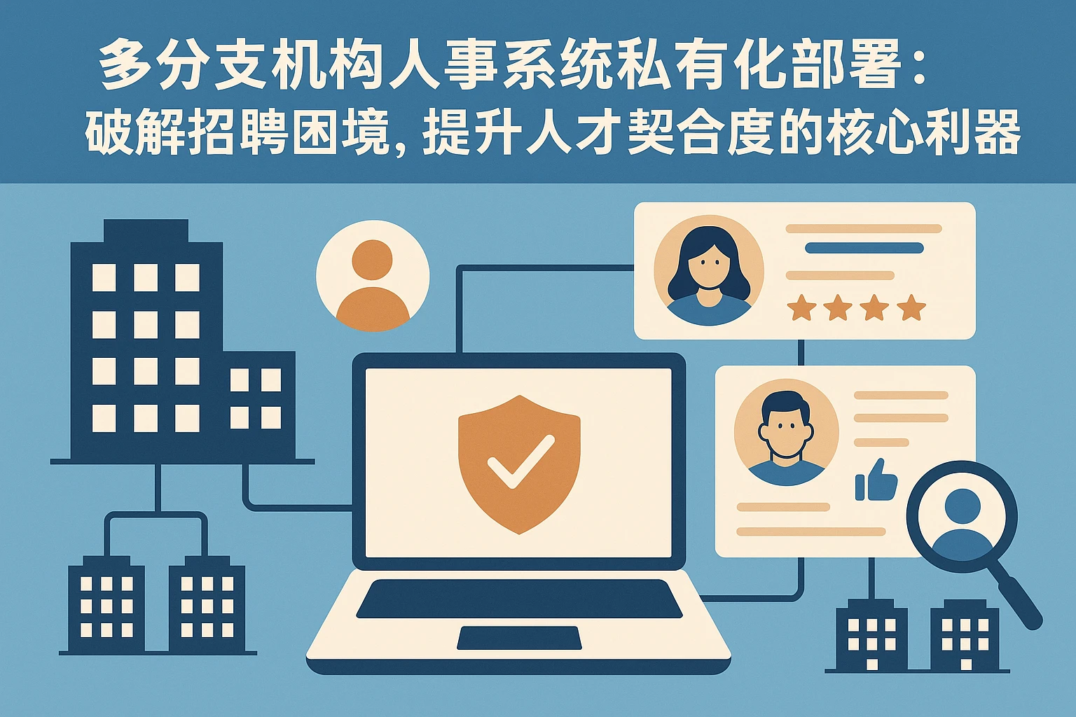 多分支机构人事系统私有化部署：破解招聘困境，提升人才契合度的核心利器